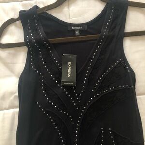 ASO Katherine Pierce express Lace & Stud Tank NEW NWT vampire diaries size XS